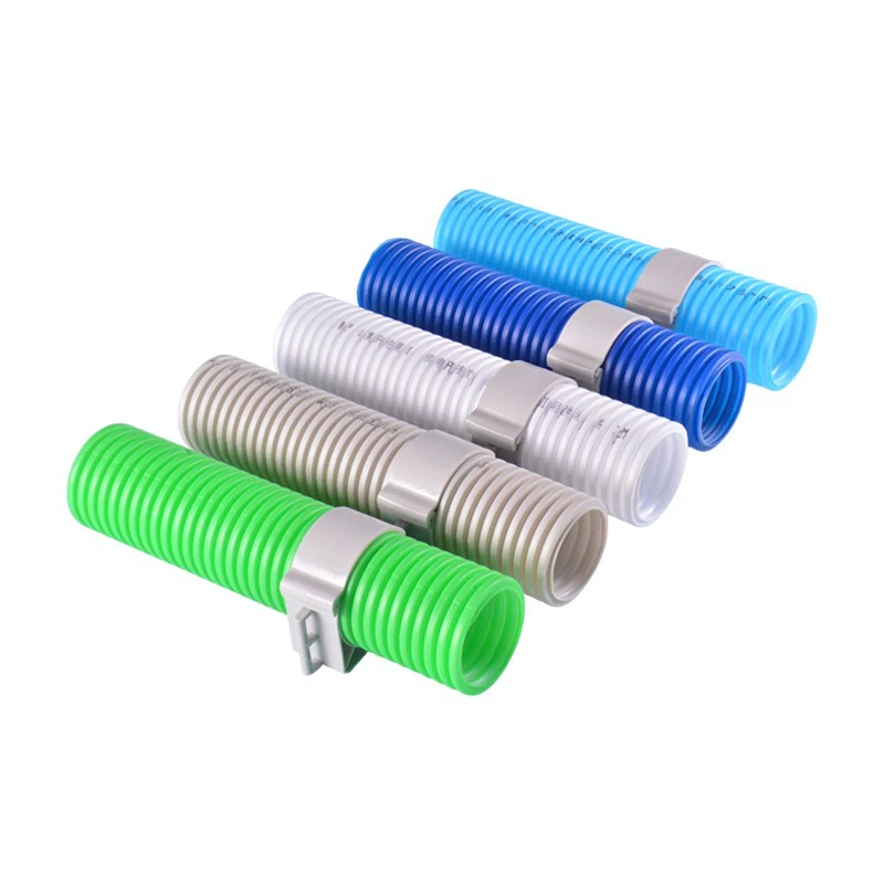 HDPE 75 mm valovita PE cijev sa dvostrukim zidom svježeg zraka za sustav vazdušnih kanala